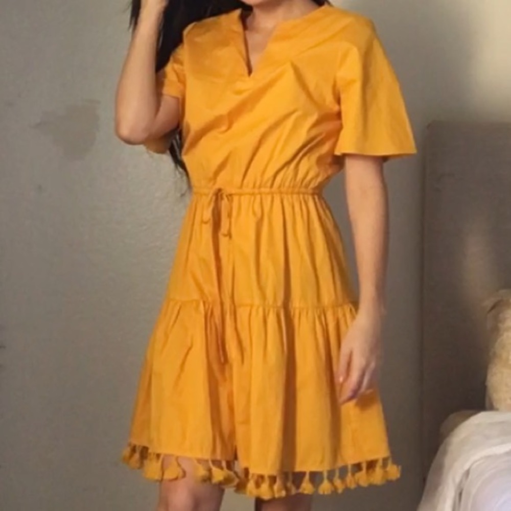 Yellow summer dress